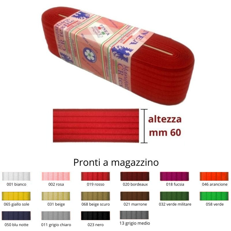 Elastic band h 60 mm article 338/60 10 meters