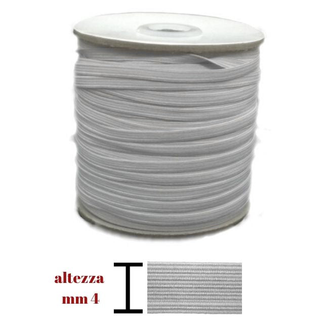 Elastic m100 braid h mm 4 item N 08t 100 meters