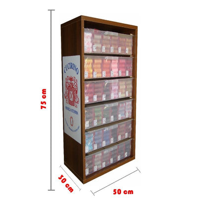 Espositore Stemma filati cucito 1000 YRD da 648 spole articolo 38