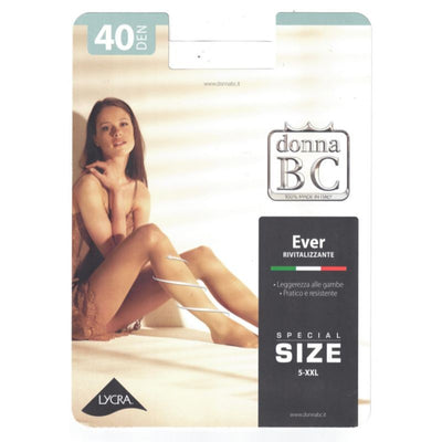 Ever 40 den special size (Tg 5 xxl) collant setificato riposante Bc paia 4