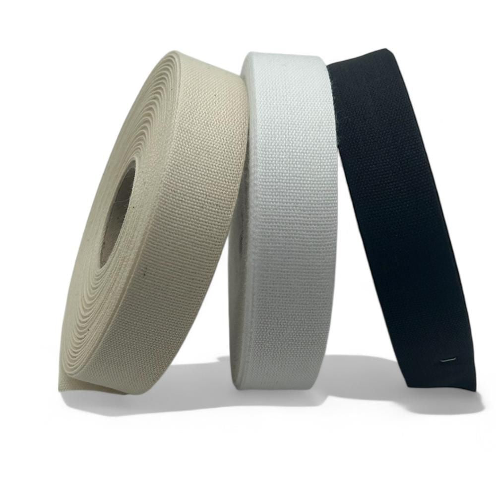 Fettuccia liscia cotone 100% h mm 20 articolo 600/20 metri 20