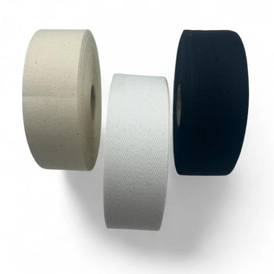 Fettuccia spigata cotone 100% h mm 40 articolo 530/40 metri 20