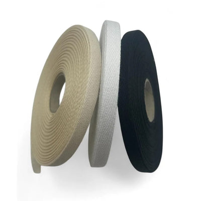 Fettuccia spigata cotone 100% h mm  8 articolo 530/08 metri 20