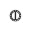 Plastic buckle with rhinestones h cm 1.4 item 6/475/1 pieces 10