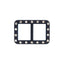 Plastic buckle with rhinestones h 2 cm item 6/476/2 pieces 10