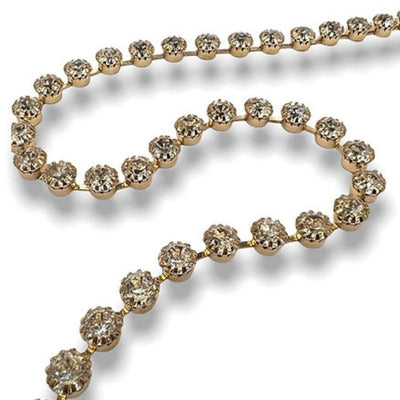 Filo catena strass con pietre articolo FM6999