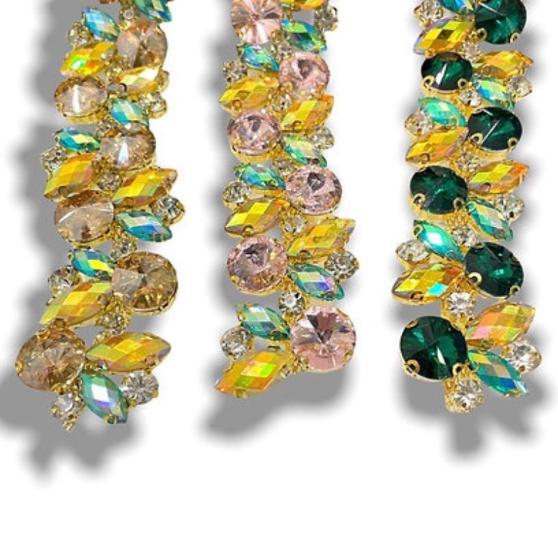 Filo catena strass con pietre articolo FM9912