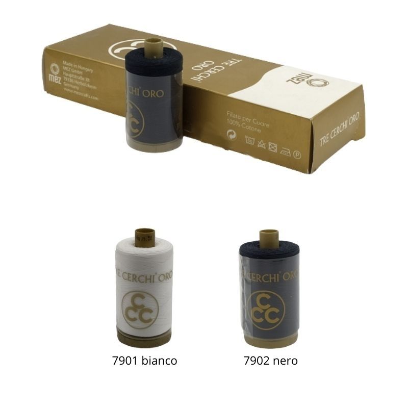 100% Cotton Thread Three Gold Circles 1000 Yrd item 634 pieces 6
