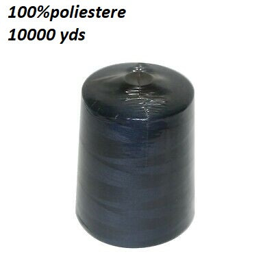 Filo cucirino poliestere 100% da 10000 Yrd  titolo 40/2