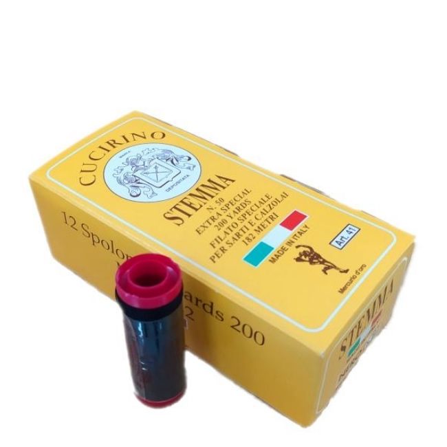 Filo cucirino stemma 200 Yrd 100% cotone articolo 41