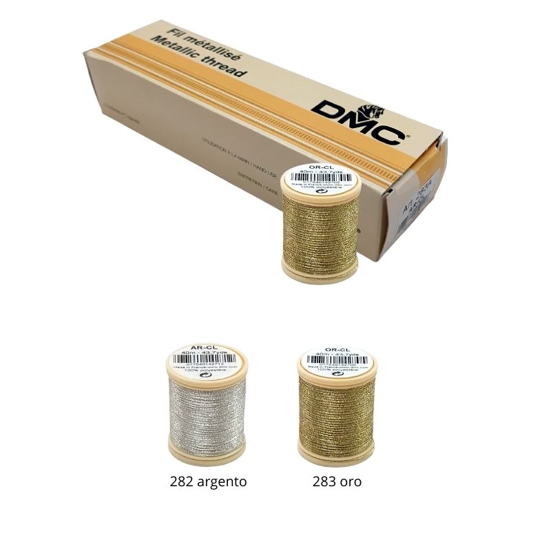 Dmc hand embroidery thread laminated (40 mt) item 283 282 pieces 5