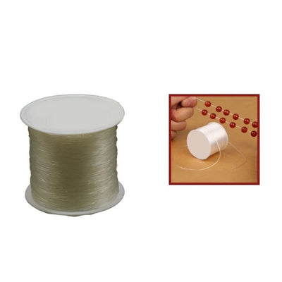 Filo elastico trasparente in sillicone ø mm 0,5 articolo K863 metri 100