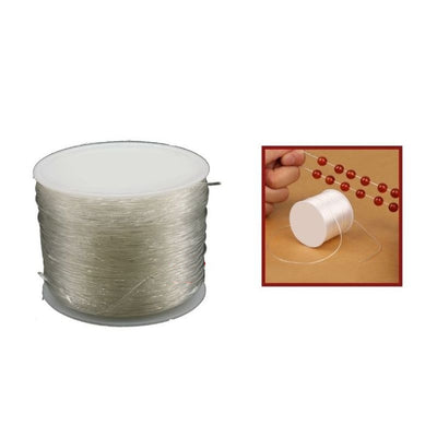 Filo elastico trasparente in sillicone ø mm 0,6 articolo K494 metri 100