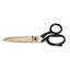Scissors with black handle No. 10, length 25 cm, item 73610