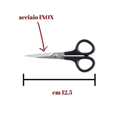 Forbicine professionali da cucito lunghezza cm 12,5 articolo 351/5
