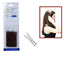Wavy metal hairpin item 1283/6 pieces 50
