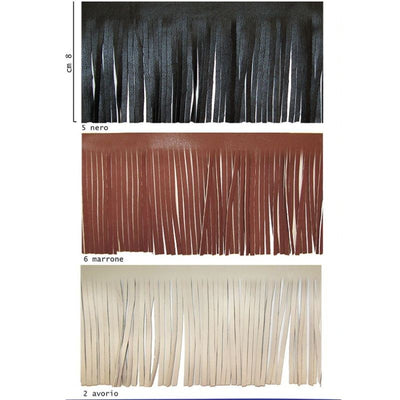 Frangia in similpelle h cm 8 articolo 2358  metri 4,5