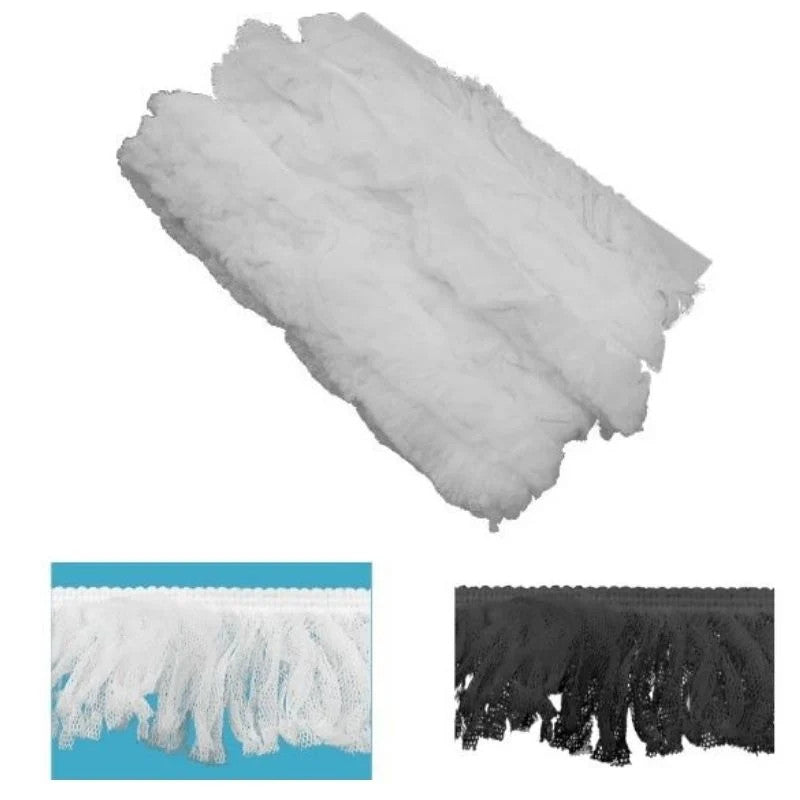 Frangia tulle h cm 5 articolo 920/050 metri 10