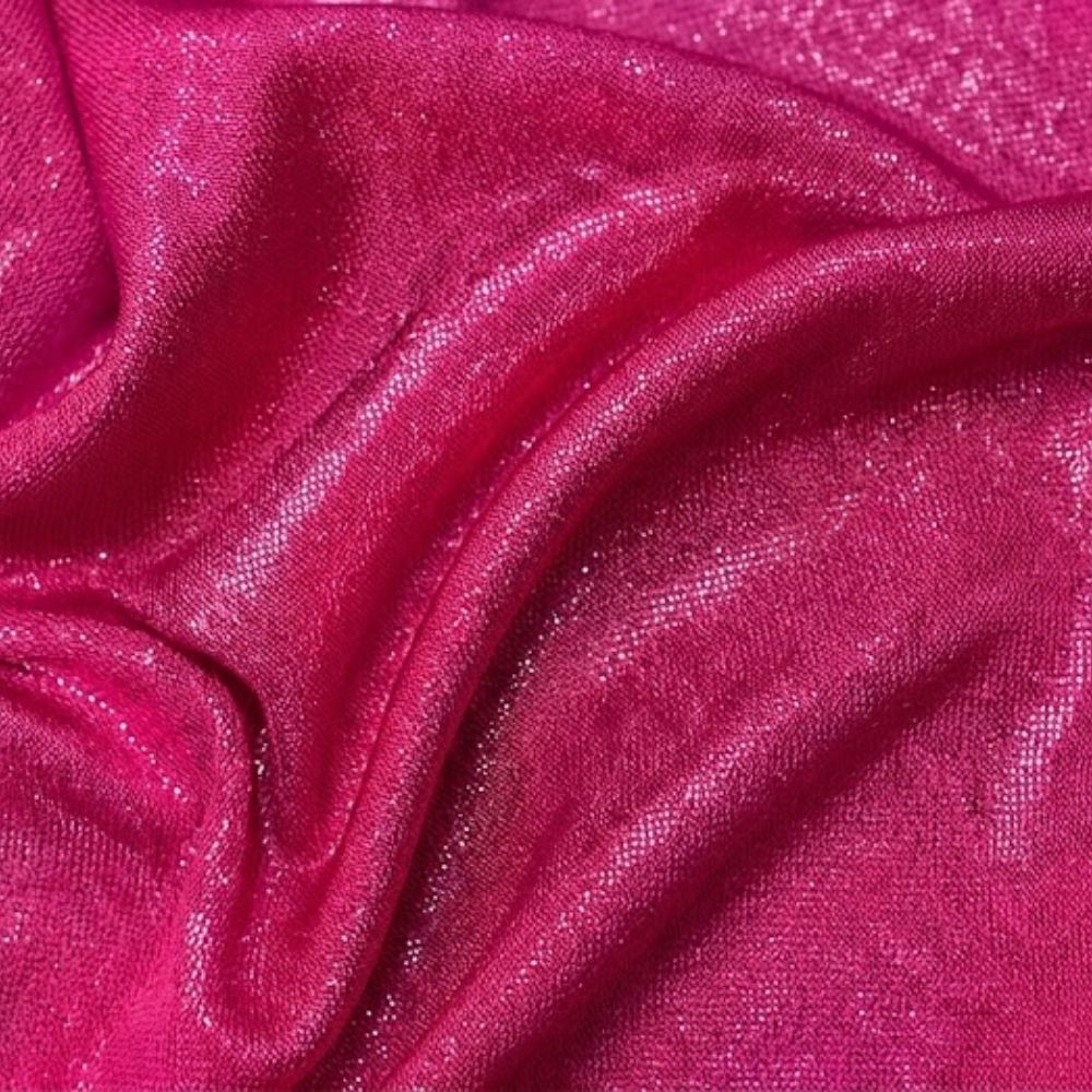 Lycra fabric with lurex coated effect, 150 cm wide, Foil item