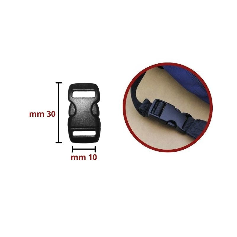 Gancio zaino passo mm 10 articolo FF054 pezzi 12