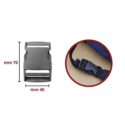 Backpack hook, 40 mm pitch, item FF119, 6 pieces