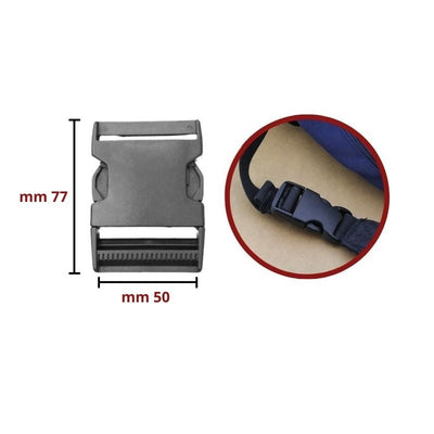 Backpack hook, 50 mm pitch, item FF109, 3 pieces