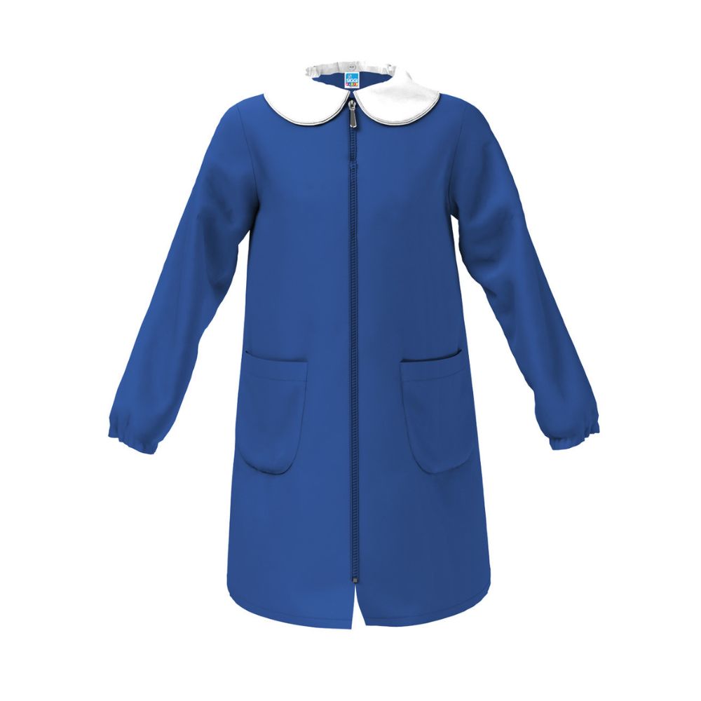 Grembiule senza ricamo (zip) bambina scuola Siggi articolo 1969