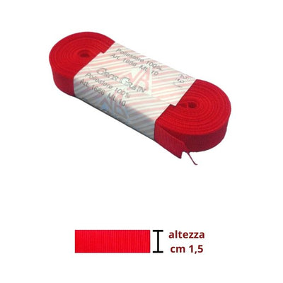 Gros grain n  3 h cm 1,5 poliestere 100% articolo 1686/3 metri 10