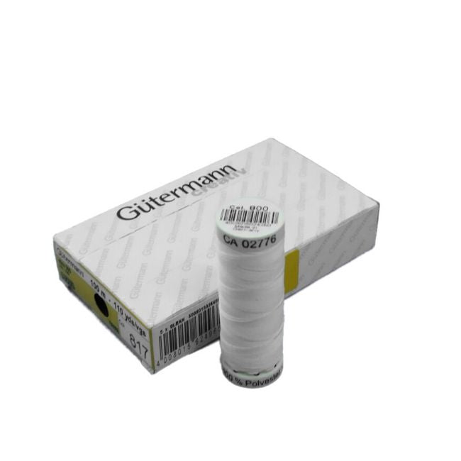 Gutermann spola da 100 mt 100% poliestere articolo 701890