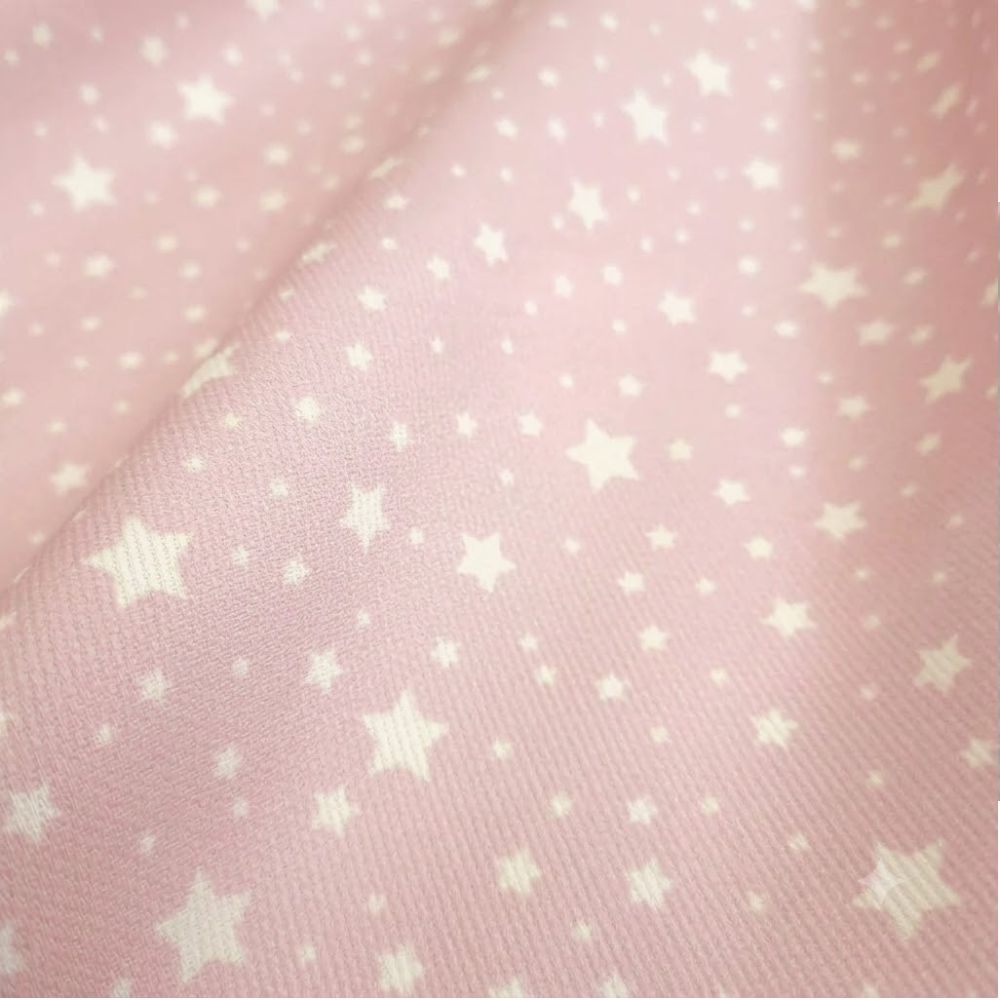 Printed striped piquet fabric, 150 cm high