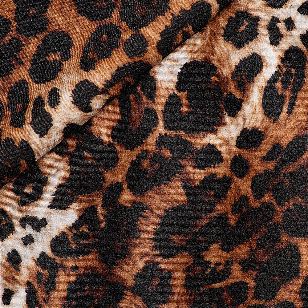 Printed lycra fabric h 150 cm item Leo