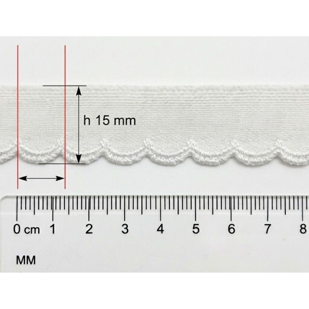 Passamaneria rifinitura smerlino articolo 390 metri 20