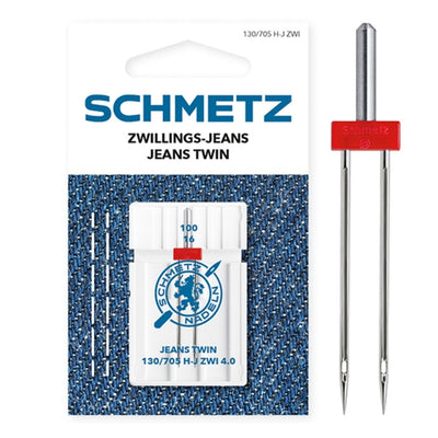 Aghi macchina gemelli Jeans articolo 130/705 H-J Schmetz Aghi 1