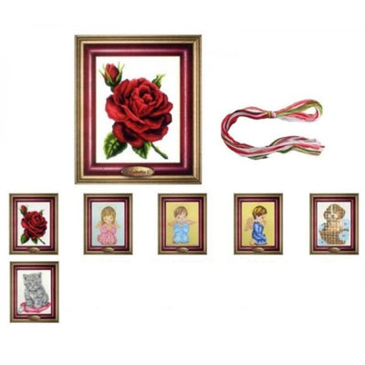 Kit ricamo h cm 20x25 articolo mezzo punto big