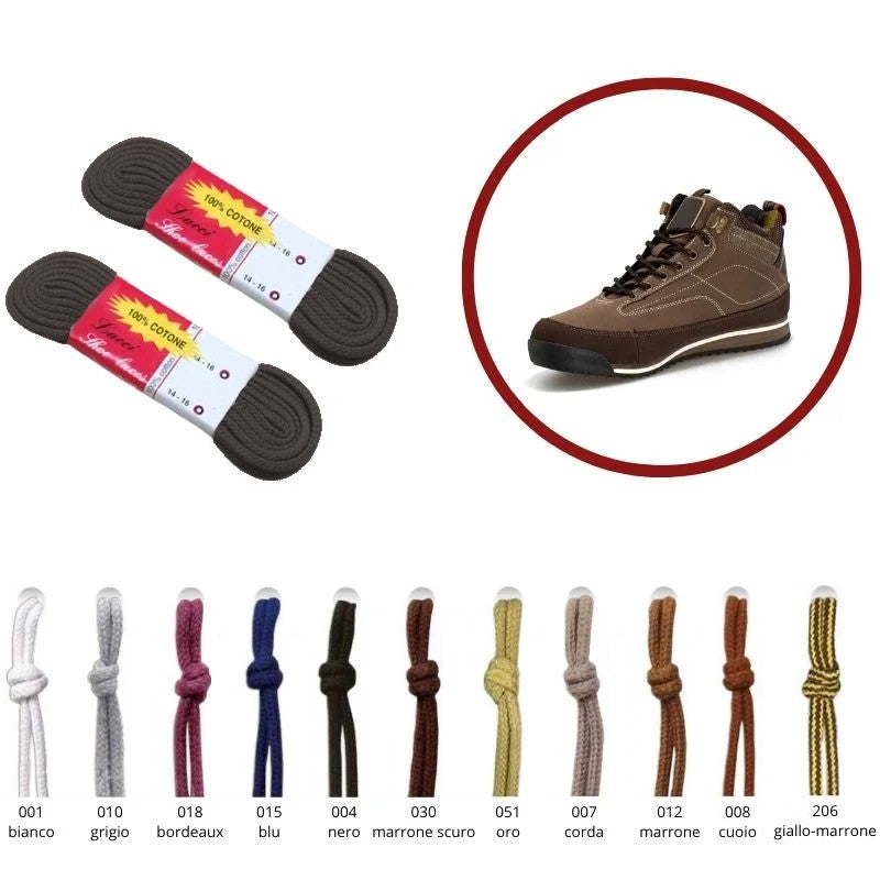 Laccio tondo cm 180 cotone 100% articolo Tondo max 180 paia 6