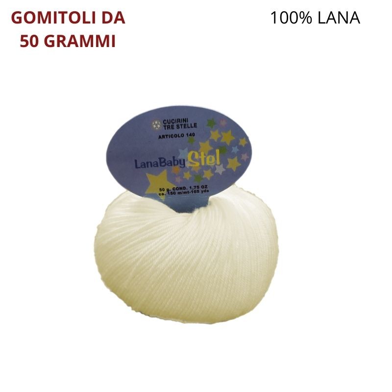 Lana baby 100% lana gomitolo da 50 gr articolo 140 gomitoli 10