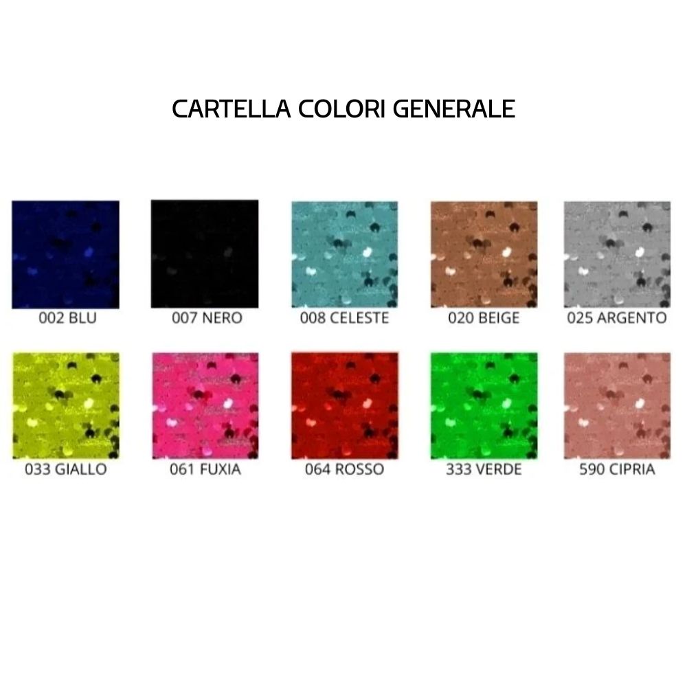 Sequin fabric h cm 140 item Luce