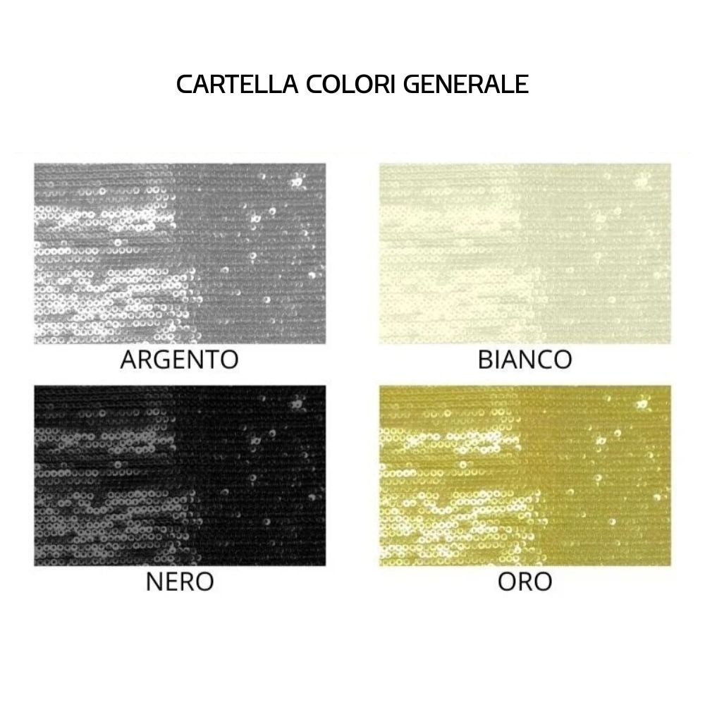 Tessuto paillettes h cm 130 articolo Lucina