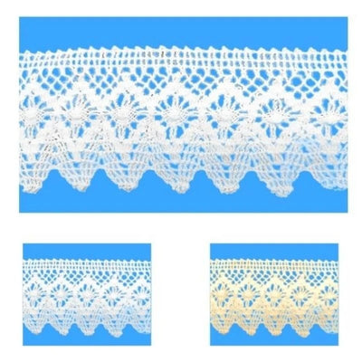 Merletto in cotone articolo articolo 177 Alto metri 10