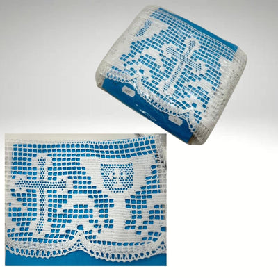 Merletto sacro 100% cotone h cm 15 articolo 700/1 metri 10