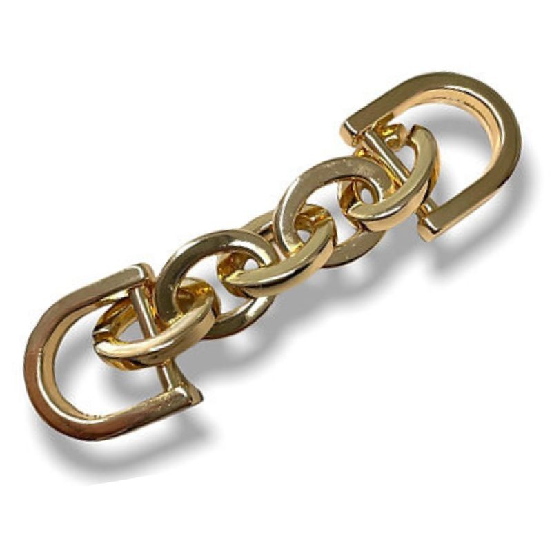 Morsetto galvanizzato oro in zama articolo FM9907/2