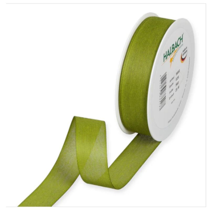 Halbach 25mm brushed cotton ribbon, item 9660, 25 metres