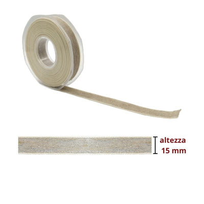 Nastro lino h mm 15 articolo F151/15 metri 15
