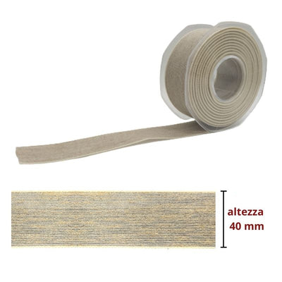 Nastro lino h mm 40 articolo F151/40 metri 15