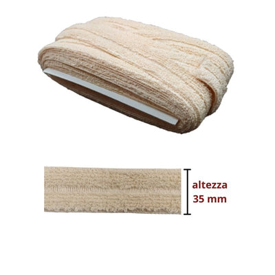 Nastro pieghevole in spugna h cm 3,5 articolo 6229 metri 20