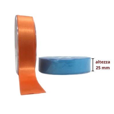 Nastro raso h mm  25 da 25 mt articolo A1025 metri 25