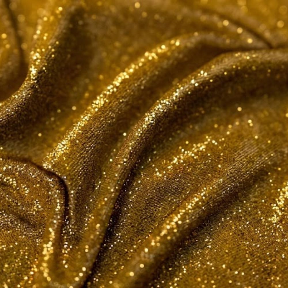 Lycra fabric with lurex coated effect, 150 cm wide, Foil item