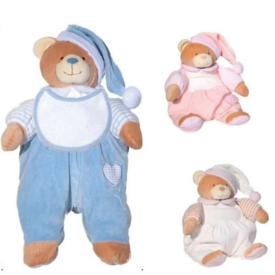 Orso porta pigiama con tela aida articolo OG00092