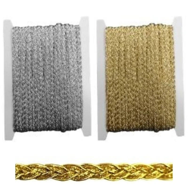 Agremano lamé trimmings h 9 mm item 4037/0 20 meters