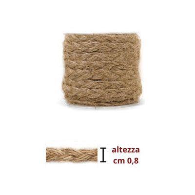 Passamaneria canapa h cm 0,8 articolo 3481/4/31 metri 5